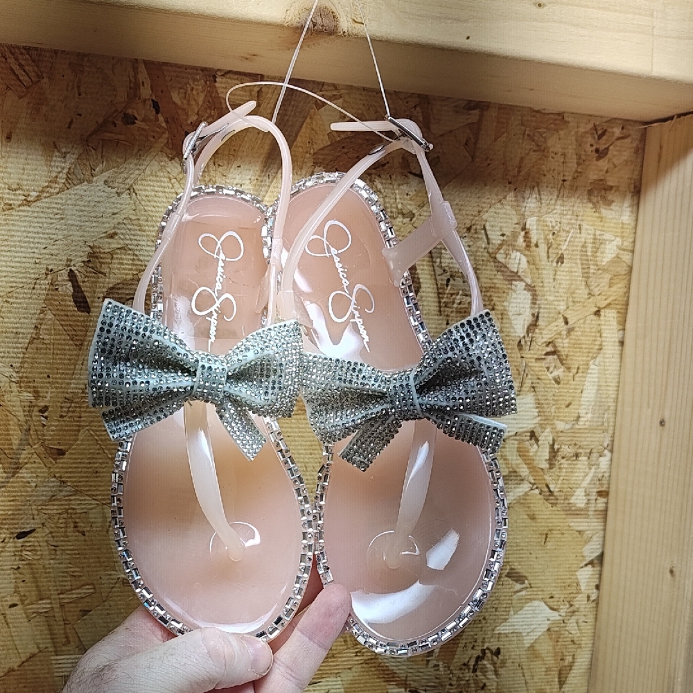 Jessica Simpson Bling Bow Sandals